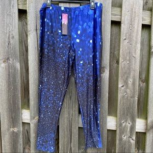 NWT Galaxy print Azalea Leggings 1X plus size